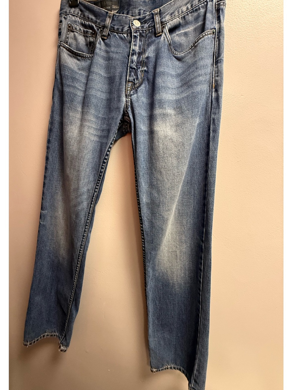 2/$29 on $20 Jeans. GUVC Armani Exchange Med Wash Light Blue Fade Straight Leg